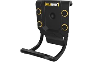 MELOTOUGH Porta Martello per Cintura, Passante e Fondina con Supporto (Nero)