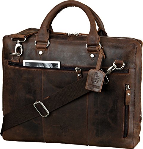 Leonhard Heyden Salisbury 14“ Aktentasche mit Laptopfach braun - 2