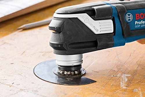 Bosch Professional GOP 18 V-28 Akku-MultiCutter, Oszillationswinkel 1,4 Grad, 1,6kg, LED-Licht, Solo Version, L-BOXX, 1 Stück, 06018B6001 - 5