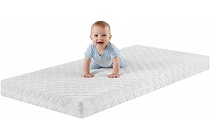Bodyprotect Babymatratze 70x140 cm, Made in EU, Ökotex, Komfortschaum Matratze Little Dreams, Höhe ca. 9 cm, auch als Kindermatratze 70 x 140 cm, Bezug waschbar und Kochfest bis 95 Grad