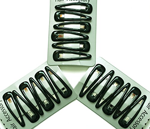 18 x Bottle Green Sleepy Clips/ Snap Clips/ Hair Clips - School Colours