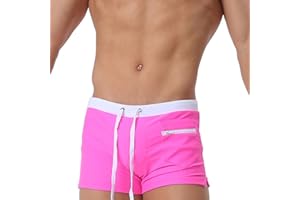 L-Peach Boxer Trunks de Bain Homme Maillot de Bain Short Pant pour Plage Sport Natation Plongée