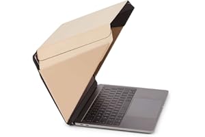 PHILBERT DANISH DESIGN Sun Shade and Privacy Lux Hood | Universal for 15"-16" Laptops | Beige | Eco-Friendly Materials | Glare Reduction | Heat Resistant | Foldable/Portable | Patent no. D790551