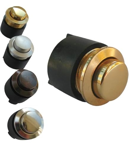 REV Klingeltaster Weiß - Rundes Klingelknopf Set Für Türsprechanlagen