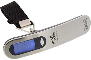 BURG-WÄCHTER, Balance Portable Digitale pour Voyages et Loisirs, Tara PS 7610, Acier Inoxydable/Noir