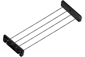 EliphonTowne Camper Cabinet Cargo Fence - DIY Elastic Anti Fall Fence Set, Van Storage, Motorhome Cabinet Storage Solutions, Kitchen/RV/Truck/Caravan Organiser Accessories (Installation required)