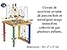 Young Childrens Wooden Activity Play Table