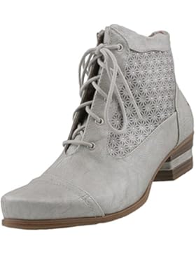 Mustang Damen Stiefeletten Silber (Metallic)
