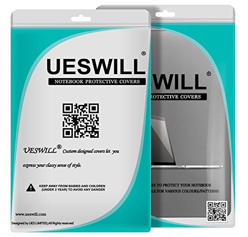 Ueswill Schutzhülle für MacBook, glatte und weiche Hartschale, inklusive Mikrofasertuch grau MacBook Pro 15″ (CD-ROM Drive) - 7