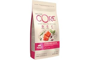 Wellness Core Ocean Stérilisé, Croquettes pour Chat Stérilisé, Naturelles et Sans Céréales, Saumon, 1.75 kg
