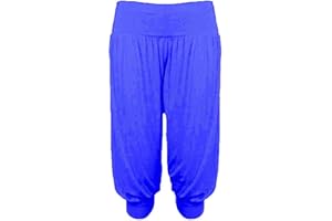 STAR FASHION Kids Harem Loose Casual Baggy Sports Dancing Pants Girls Harem Children Trouser with Leg Cuffs Elasticated Waist UK 5 Years to 13 Years