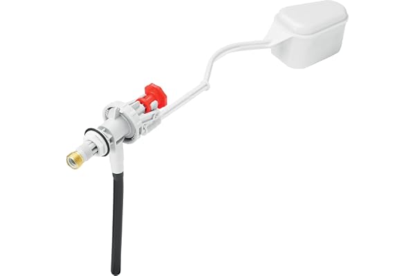 Wirquin 10724087 Chasse d'eau wc robinet flotteur à alimentation latérale F80, blanc