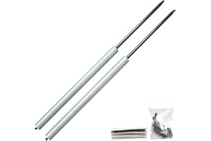 JINGLINGKJ Hood Struts for Leon MK3 5F 2012-2020 Front Bonnet Gas Dampers Lift Supports Modify No Drilling TWO YEARS WARRANTY (Silver Carbon Fiber)