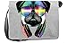Produktbild Pop Art Canvas ::: DJ Pug ::: peppige Umhängtasche mit Art Style Hunde Motiv