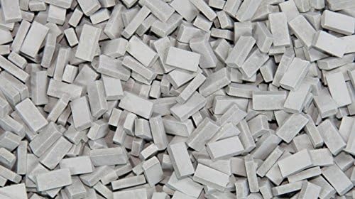 500 pcs Miniature Dark Grey Bricks by Juweela1:32 Scale/1:35 Scale 23013