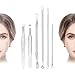 Blackhead Remover | 8-Piece Beauty Set , Pimples Remover Set | Complete Set of 5 Different Tools Professional Blackhead Remover - Professional Comedone Extractor | Treatment for Spots, Blackheads and Pusteln | for Blemished Skin | Shaped | High Quality Tools with Leather Case