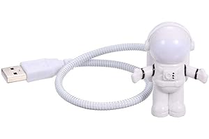 HOTADEN Spaceman Astronaute Forme Clavier Lampe USB Portable De Charge Légère pour Étudiant Employé De Bureau D'ordinateur