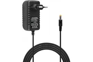 Azlanway 9V Netzteil Ladegerät DC Adapter 9V 2A Universal AC zu DC 100V-240V Transformator, kompatibel mit Keyboards, Gitarrenpedalen, Label Maker, Radios