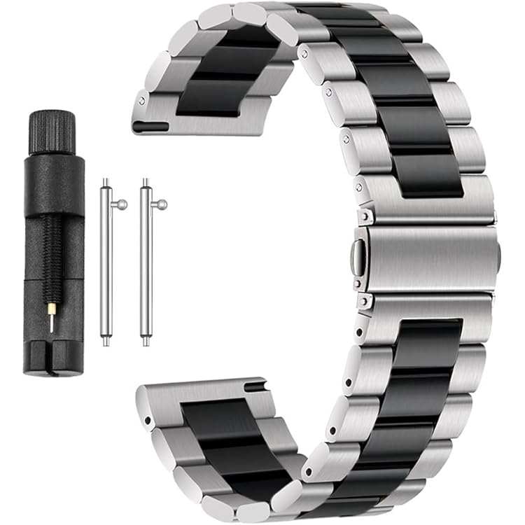 QUARKZMAN Roestvrij stalen armband mm metalen