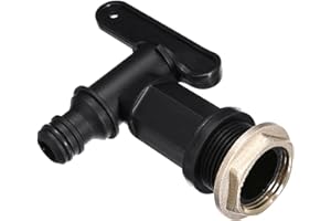 SUMAS 3/4" Water Butt Tap – Plastic Snap-Fit Hosepipe Connector | Rain Barrel BSP Thread Replacement Tap for Garden Water Butts, Beer Home Brew & Water Tanks – Leakproof & Durable