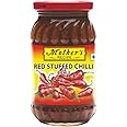 Mother's Recipe Stuffed Red Chilli Pickle Bottle, 400 g