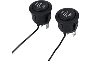 ‎KEENSO 2 Stück Auto Sitzheizung Schalter, Universal Auto 12V 3 Polig Runde Sitzheizung Schalter für Sitze - Auto, Motorrad, RV, Boot, SUV, LKW