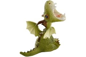 Top Collection Jardin Féérique Miniature et Statue de Terrarium Mini Dragon Roaring