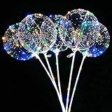 ☆★Longitud de la cuerda ligera: 3 metros; Diámetro del azulejo del globo Tamaño: 21cm; Tamaño de los palos: 30cmx2pcs; Número de cuentas: 30 estrellas