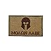 Produktbild Cobra Tactical Solutions Molon Labe Bestickt Airsoft Klett Patch Abzeichen (Braun)