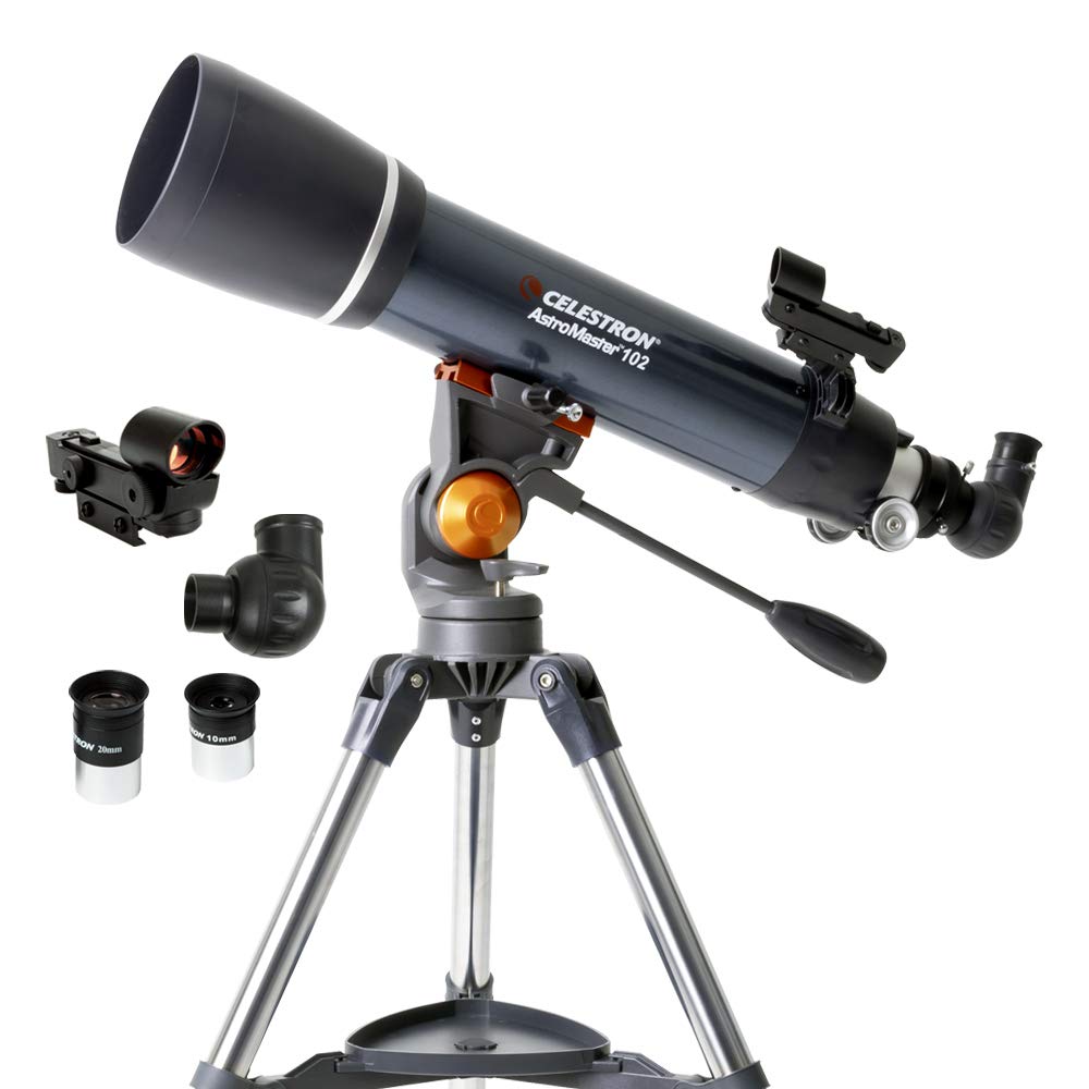 Celestron AstroMaster 102AZ Observe in Minutes Telescope, Blue (22065)