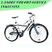 Produktbild Mountainbike 26 Zoll Alu 7 Gang Nexus RH 43 cm Fahrrad blau mit StVZO Ausstattung für Jugendliche und Erwachsene