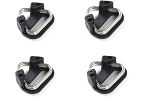 HOMYWORD Protector Cover Pad + Anneau en Acier Inoxydable Anneau caméra Sangle Triangle Crochet Anneau Fendu pour Fujifilm Nikon Canon Sony (Paquet de 2)