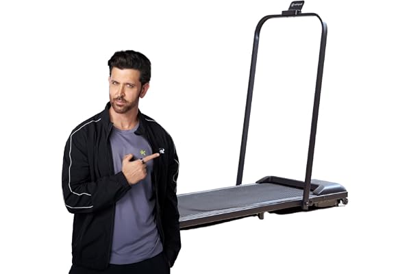 Cultsport Treadmill Baytown 2 HP Peak DC Motorized Under Desk Treadmill Home Workout Max Speed 8 Km/Hr Walking Pad Max User Weight 110 Kg Black