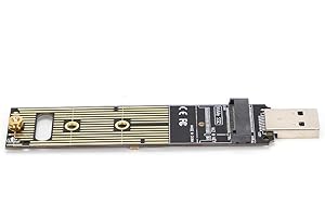 ONGOION M.2 NVME vers USB, Adaptateur SSD vers USB, Lecteur Adaptateur SSD Adaptateur Portable NVMe vers USB Plug and Play pour Connexion à Chaud et Traction
