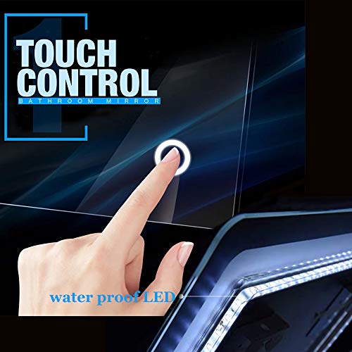 Turefans 9W, badspiegel mit Beleuchtung, badezimmerspiegel, Kühles
