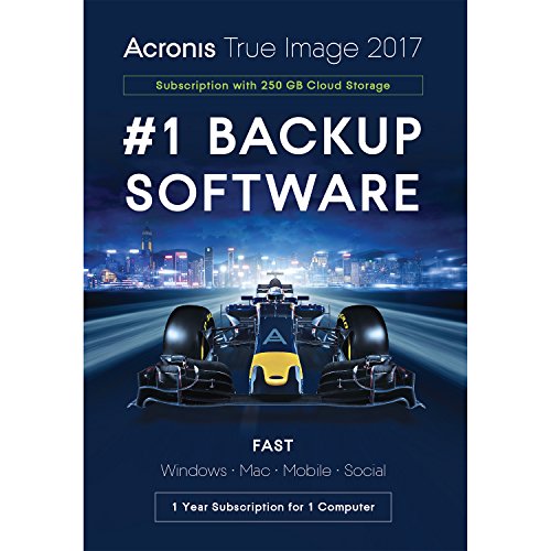 Preisvergleich Produktbild ACRONIS True Image Subscription - Box 1 Computer 1year subscription 250GB Cloud (UK)
