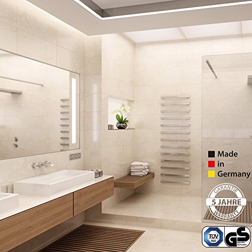 VASNER Zipris SR LED Infrarot Spiegelheizung seitliches Licht rahmenlos 500 Watt, Bad geeignet IPX4, extraflach Design, TÜV Süd, 5 J. Herstellergarantie, Überhitzungsschutz, 100% Made in Germany, Flächenheizung, Elektroheizung, Infrarotheizung - 3