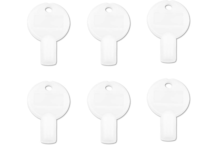 Universal Key Compatible with Deb 1L Soap Dispensers, Replacement Locking Key for Commercial Washrooms, Schools, Offices & Facilities – 6 Pack