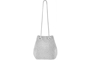 MODELISA - Bolso De Fiesta Bandolera Clutch Brillo Noche Para Mujer