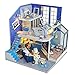 Produktbild Spielset Kinderaktivität Frühe Erziehung Diy House Of Star Field Kreative Manuelle Montage Modellhaus Romantischer Valentinstag ist das Geburtstagsgeschenk aus Holz DIY Dollhouse Mini Handmade Kit für