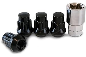 PRECISION Black Locking Wheel Nuts and Key for Vauxhall Astra Alloy Wheels Part No. N11B139