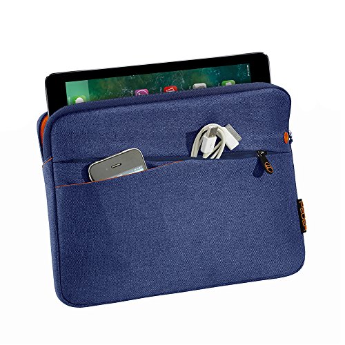 PEDEA Tablet PC Tasche Fashion f  r 12 9 Zoll  32 8cm  Tablet Schutzh  lle Tasche Etui Case mit Zubeh  rfach und Schultergurt  blau