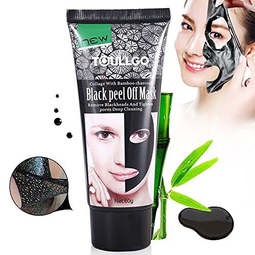 Peel Off Maske, Peel off Mitesser Maske, Schwarze Maske, Tiefenreinigung Peel Off Akne Mitesser Maske, natürliche Bambusholzkohle Black Mud Mask, Mitesser Entferner Maske entfernen Mitesser / Akne / Strawberry Nose