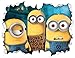 Minions 3D Look Wall Vinyl Sticker - Despicable Me Childrens Bedroom Mural (Large (650mmx835mm))