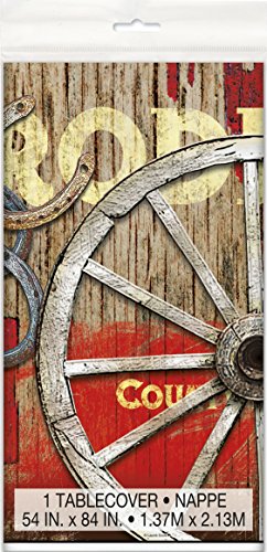 Rodeo Western Kunststoff Tischdecke, 2,1 x 1,4 m - 2