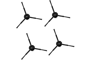Rrochio Original Saugroboter Zubehör für roborock S8 Serie,Qrevo Serie,S7 Serie,Q7 Serie,Q8 Serie,Q5 Serie,S5 Serie und E Serie alle Modelle Saugroboter, Seitenbürsten 4er Pack (Schwarz)