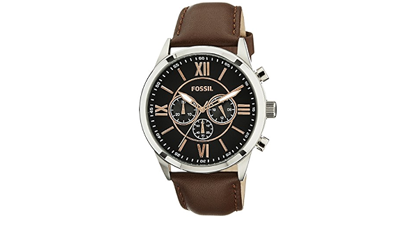 Buy Fossil Wyatt Analog Black Dial Men 