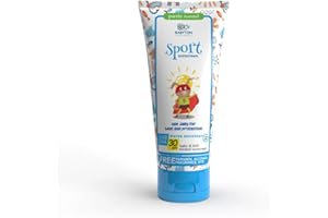 Babyton Sport SPF 30 Water Resistant 100 ml Mineral Sunscreen for baby& kids –Non Nano Zinc Oxide%20 No Parabens or Sulfates
