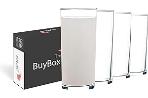 GOSOYO Set di Bicchieri 4 Rakı Turchi, Bicchieri Highball (200 ml/6,7 oz), Bicchieri Ouzo, Bicchieri Tom Collins, Bicchieri da Cocktail Lunghi, Set Regalo Raki Turco