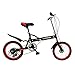 Produktbild XQ Faltbare Fahrrad 16 Zoll Erwachsene Faltrad 6-Variable Geschwindigkeit Ultraleicht Dämpfung Männer Und Frauen Student Kinder Fahrrad